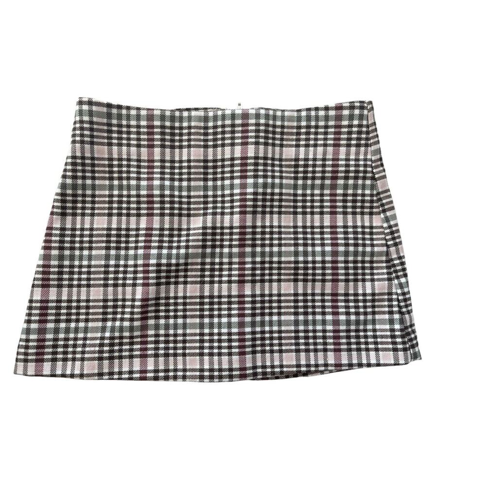 gb Girls Brown Plaid Skirt Size 3T Girls